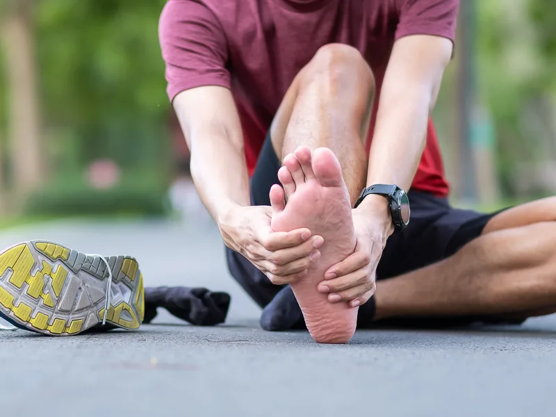 Thornapple River Chiropractic treating plantar fasciitis in Grand Rapids